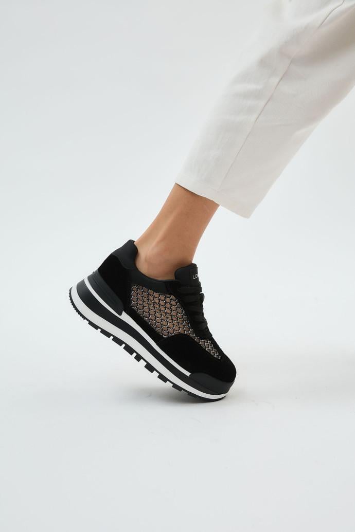 Кросівки жіночі літні LONZA р. 37 Чорний (198847)