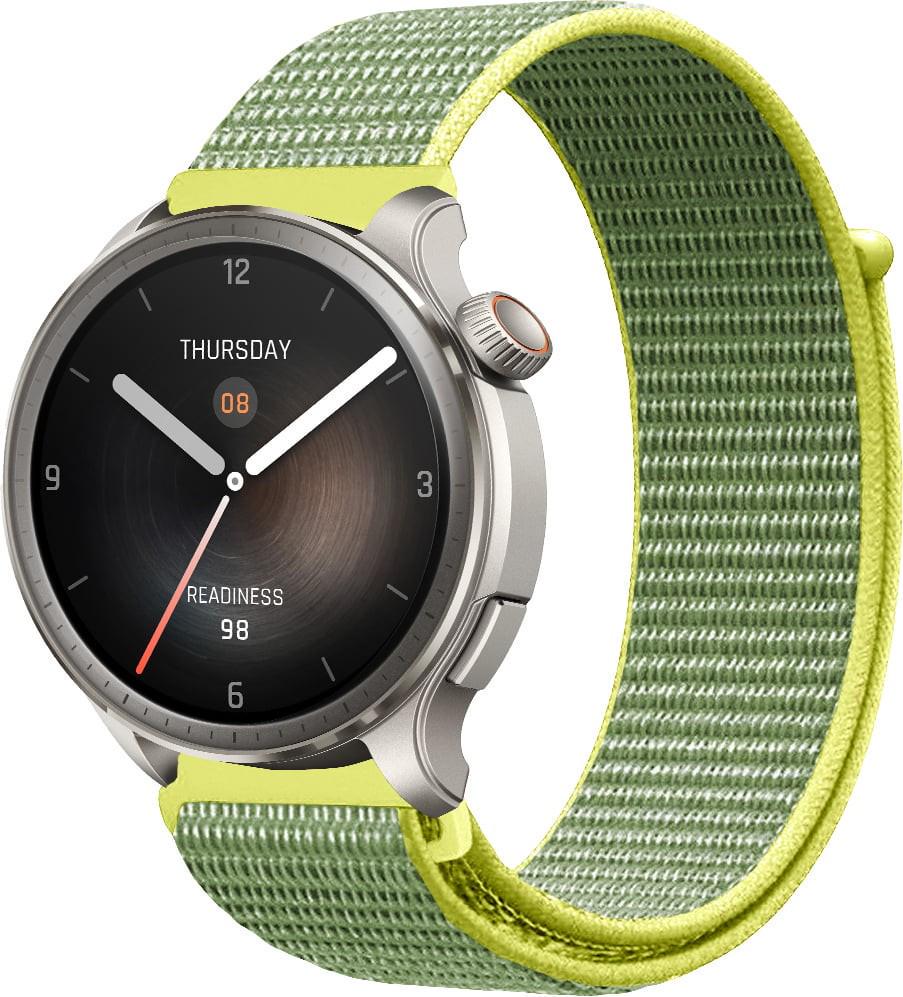Ремешок нейлоновый Sport Loop для Amazfit Balance Gray/Yellow (37234-63)