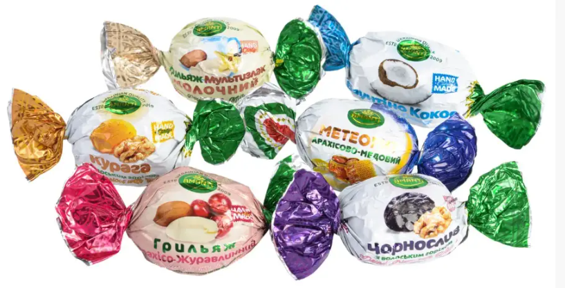 Цукерки асорті Amanti 1 кг Цукерки асорті Amanti 1 кг