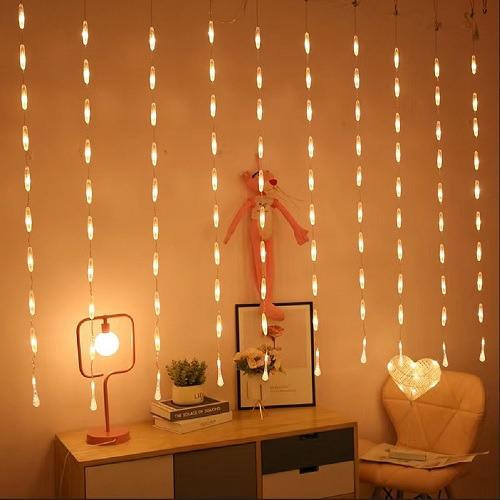 Гирлянда-занавеска светодиодная 100 led 2,5х1,2 м (R92653)