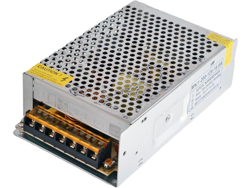 Блок питания 12 В 200 Вт IP20 (507)