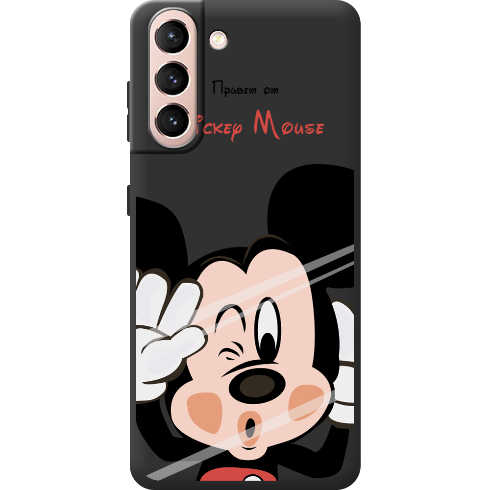 Чехол BoxFace Samsung G991 Galaxy S21 Mister M Черный силикон (41709-cc58-44632)