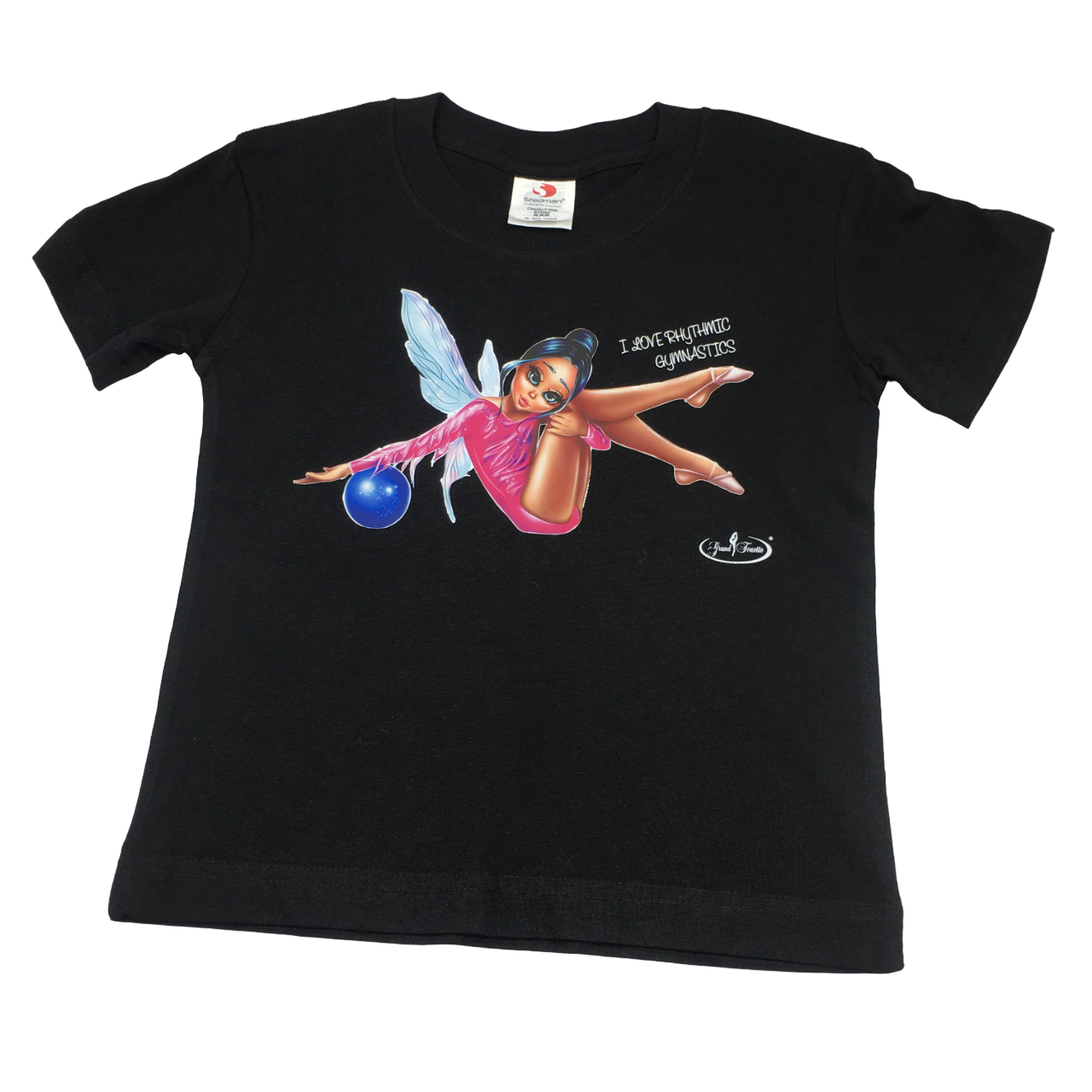 Футболка дитяча з принтом Grand Fouette BB 1-2 роки 80-92 см Чорний