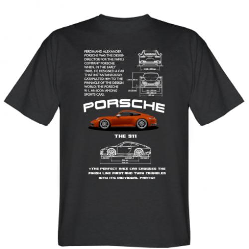 Футболка мужская Porsche 911 S Черный (15724850-2-193744-S)
