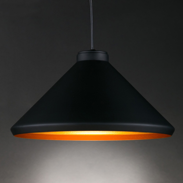 Люстра-підвіс Flora конусної форми Чорний (OU117) Люстра-підвіс Flora конусної форми Чорний (OU117)