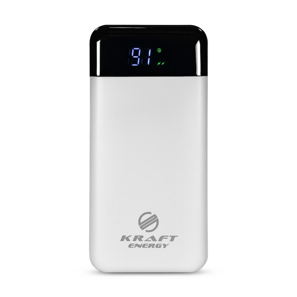 Повербанк Kraft KPB-2120FCL 22.5W QC 3.0 20000 mAh White (43-00053)