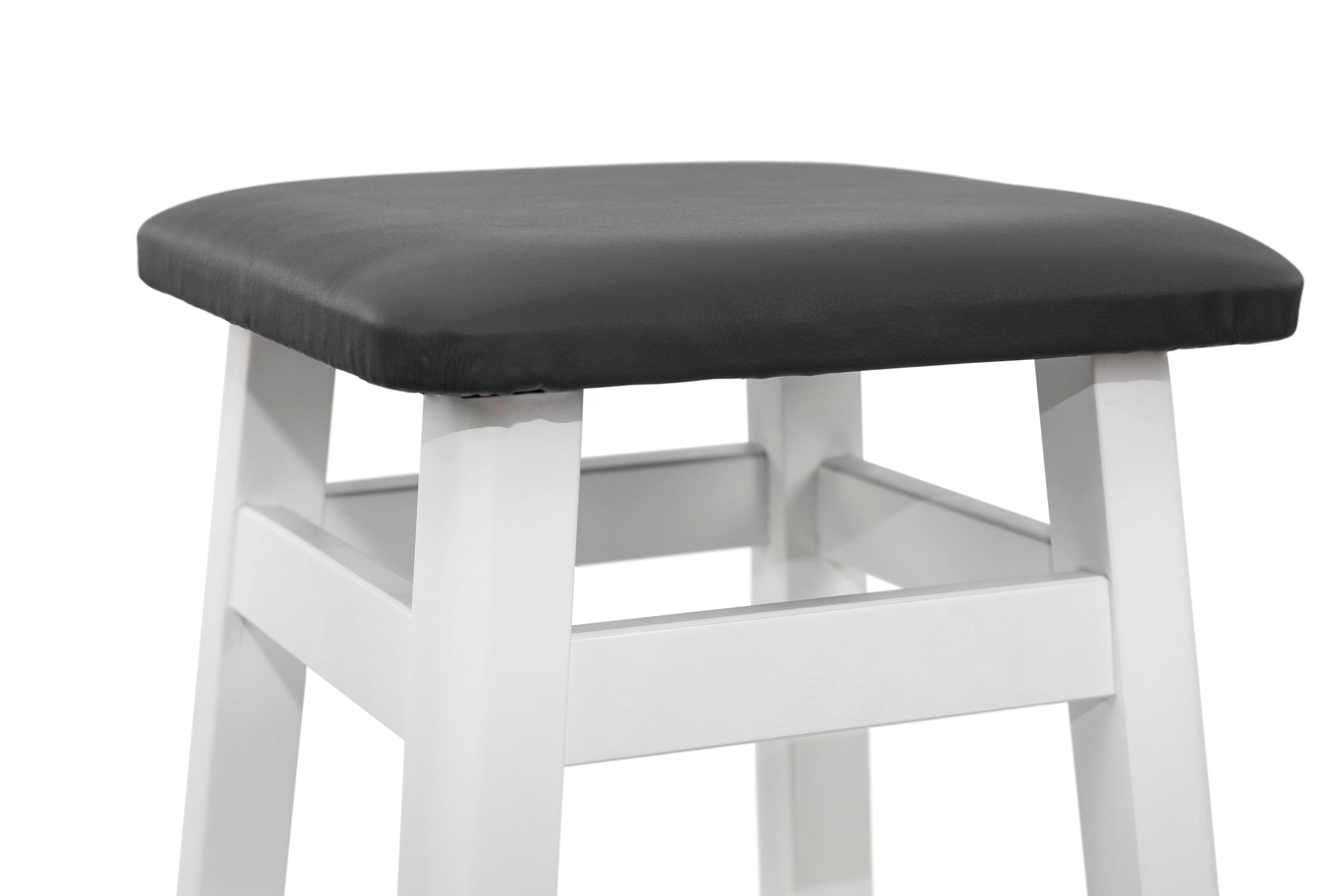 Барный стул мягкий Смарт квадратный 300x800x300 Белый (GAА0054761) - фото 5 Барный стул мягкий Смарт квадратный 300x800x300 Белый (GAА0054761) - фото 5