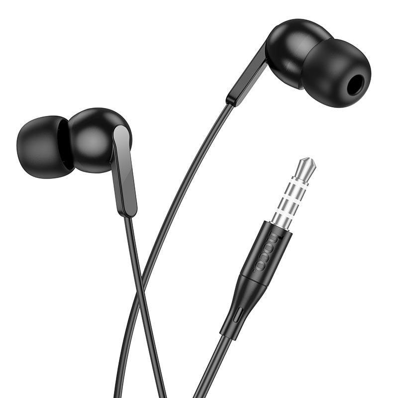 Наушники с микрофоном Hoco M124 1,2 м 3,5 мм Черный (599355)