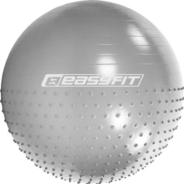 М'яч для фітнесу EasyFit 85 см Сірий (EF-3013-GY)