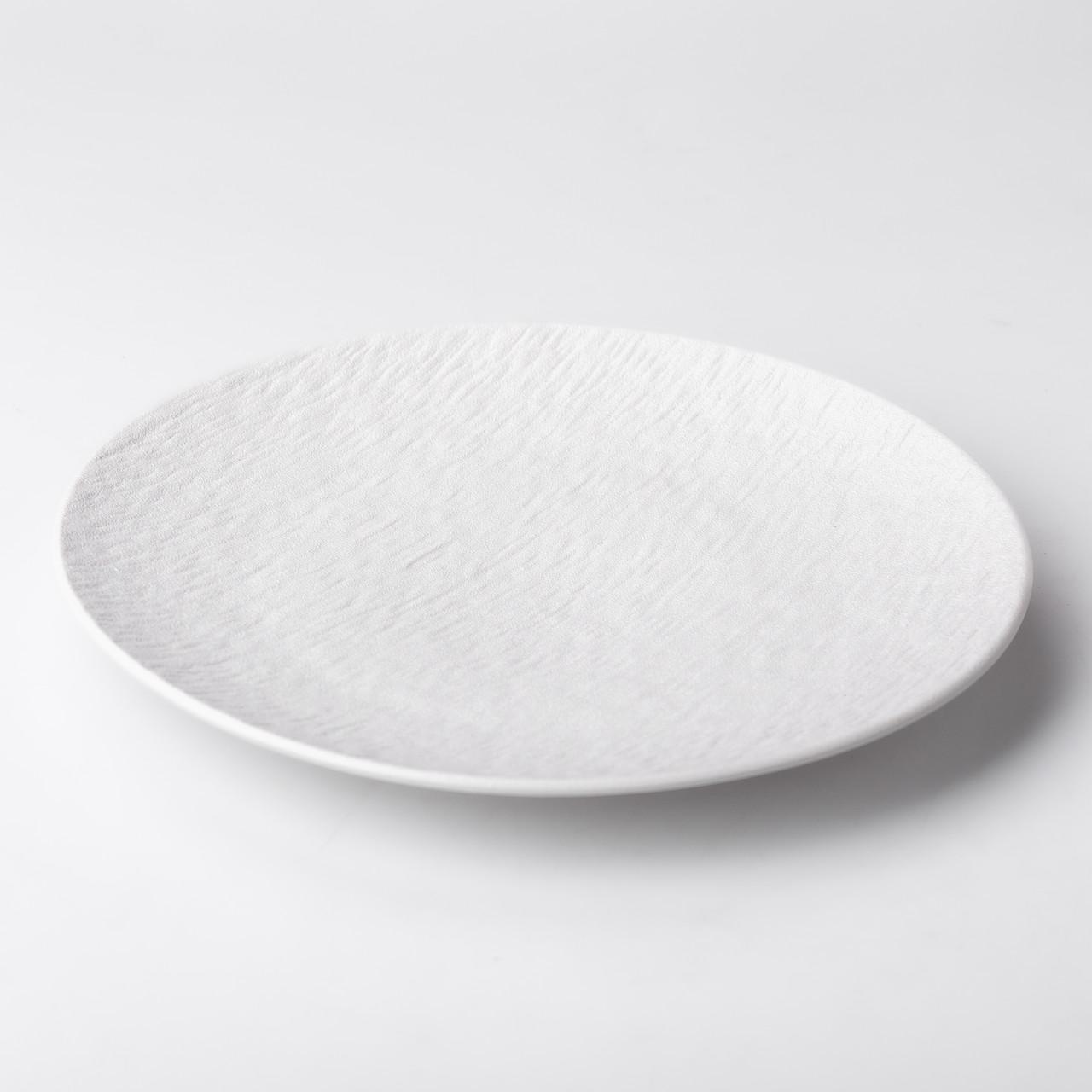 Тарілка сервірувальна керамічна 25 см Білий (5391) - фото 4 Тарілка сервірувальна керамічна 25 см Білий (5391) - фото 4