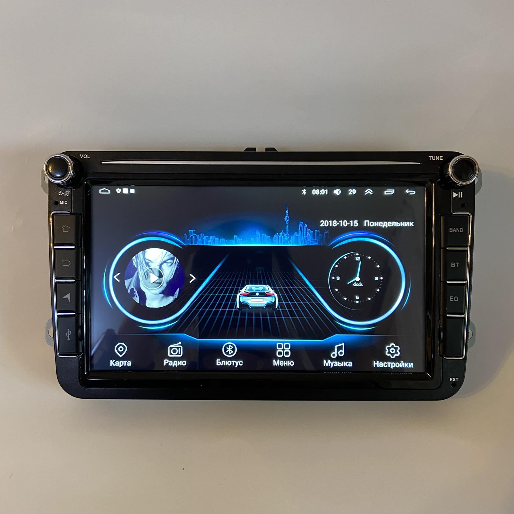 Автомагнитола штатная Skoda Fabia 2008-2014/Roomster Mekede 1/16 GreenLight Android 10/GPS/WiFi/USB (12293436) - фото 7