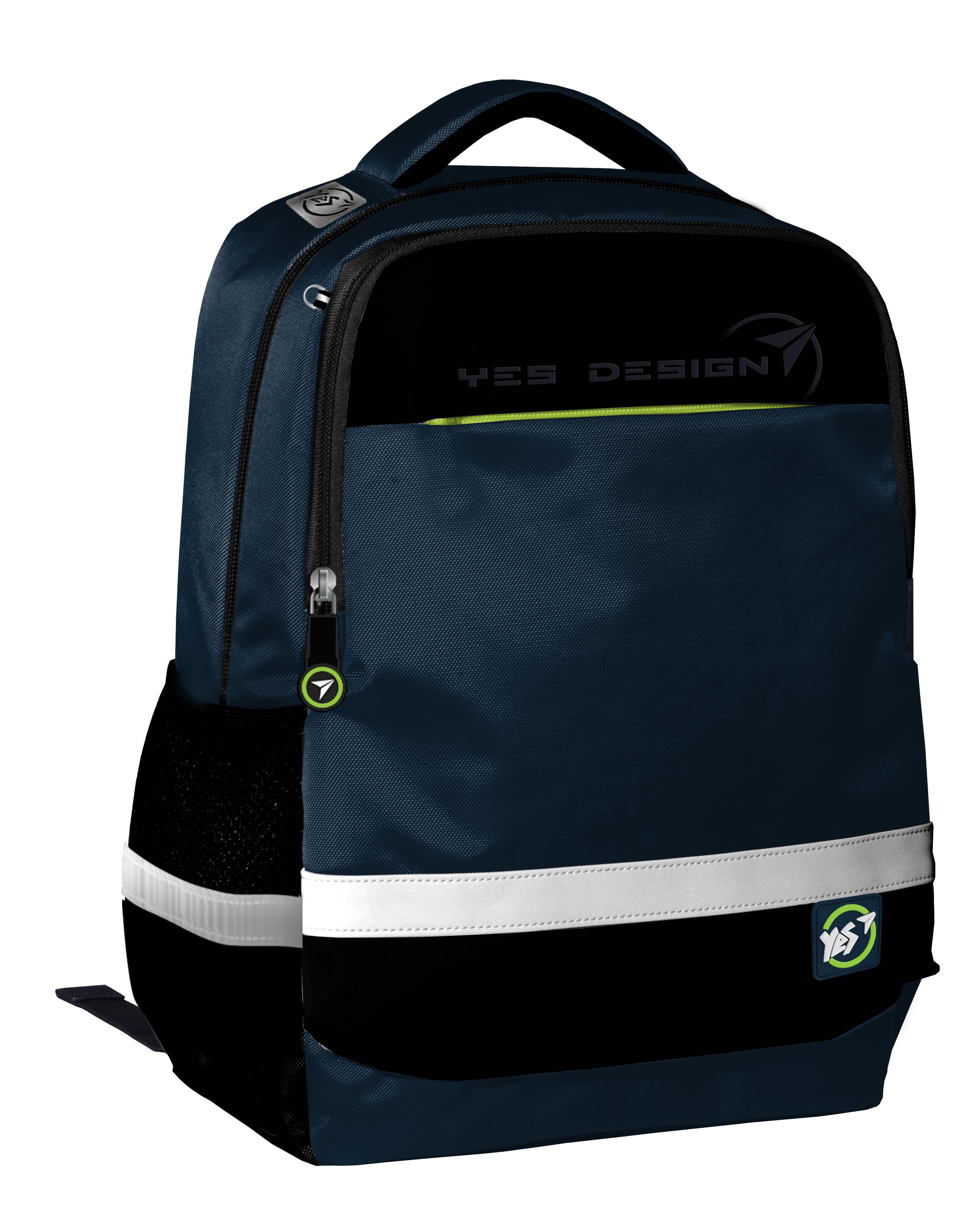 Рюкзак YES S-52 Ergo Yes style с пеналом Черно-синий (557964)