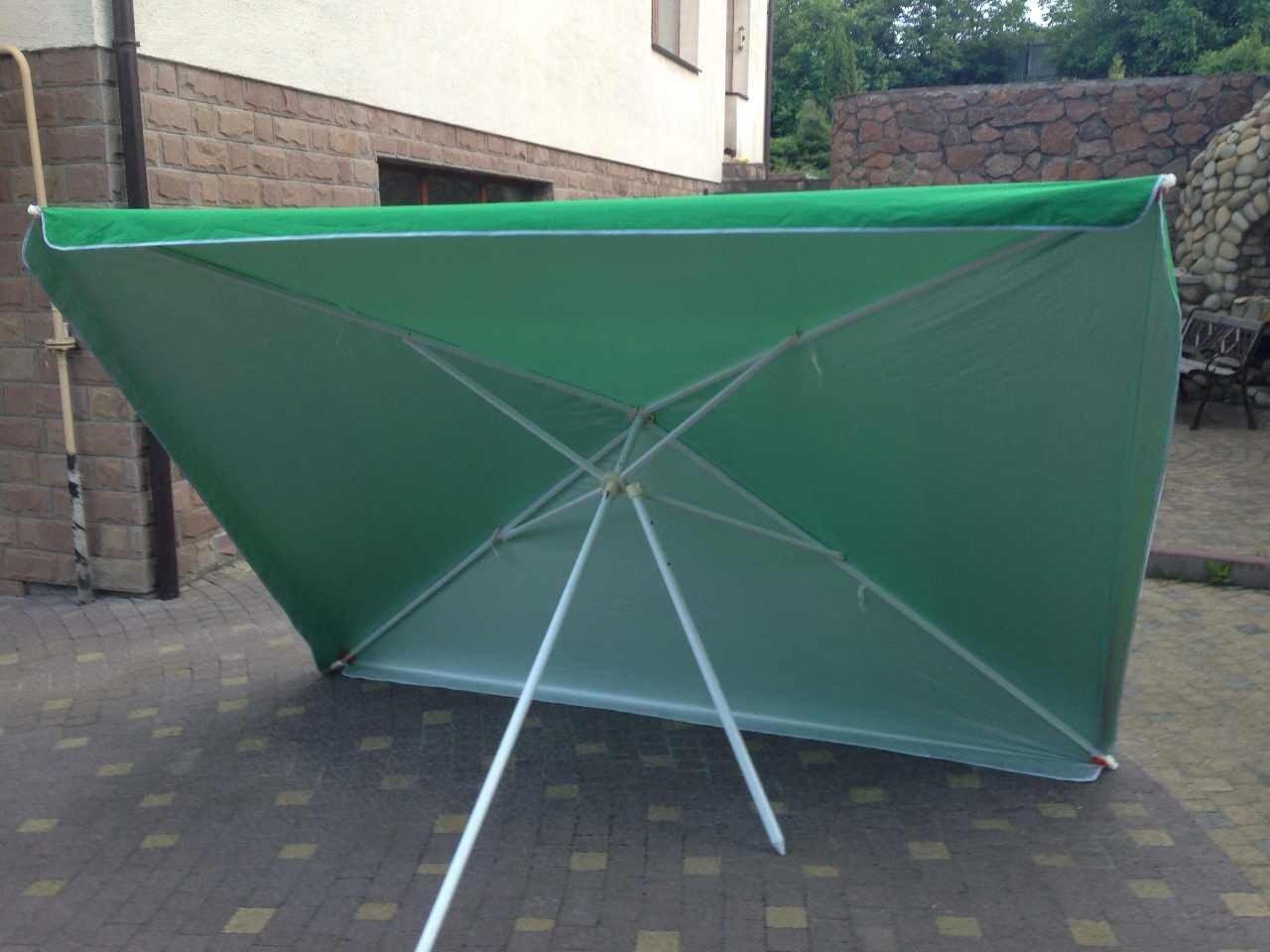 Зонтик торговый с клапаном и серебром 3х3 м Зеленый (25410494) - фото 1 Зонтик торговый с клапаном и серебром 3х3 м Зеленый (25410494) - фото 1