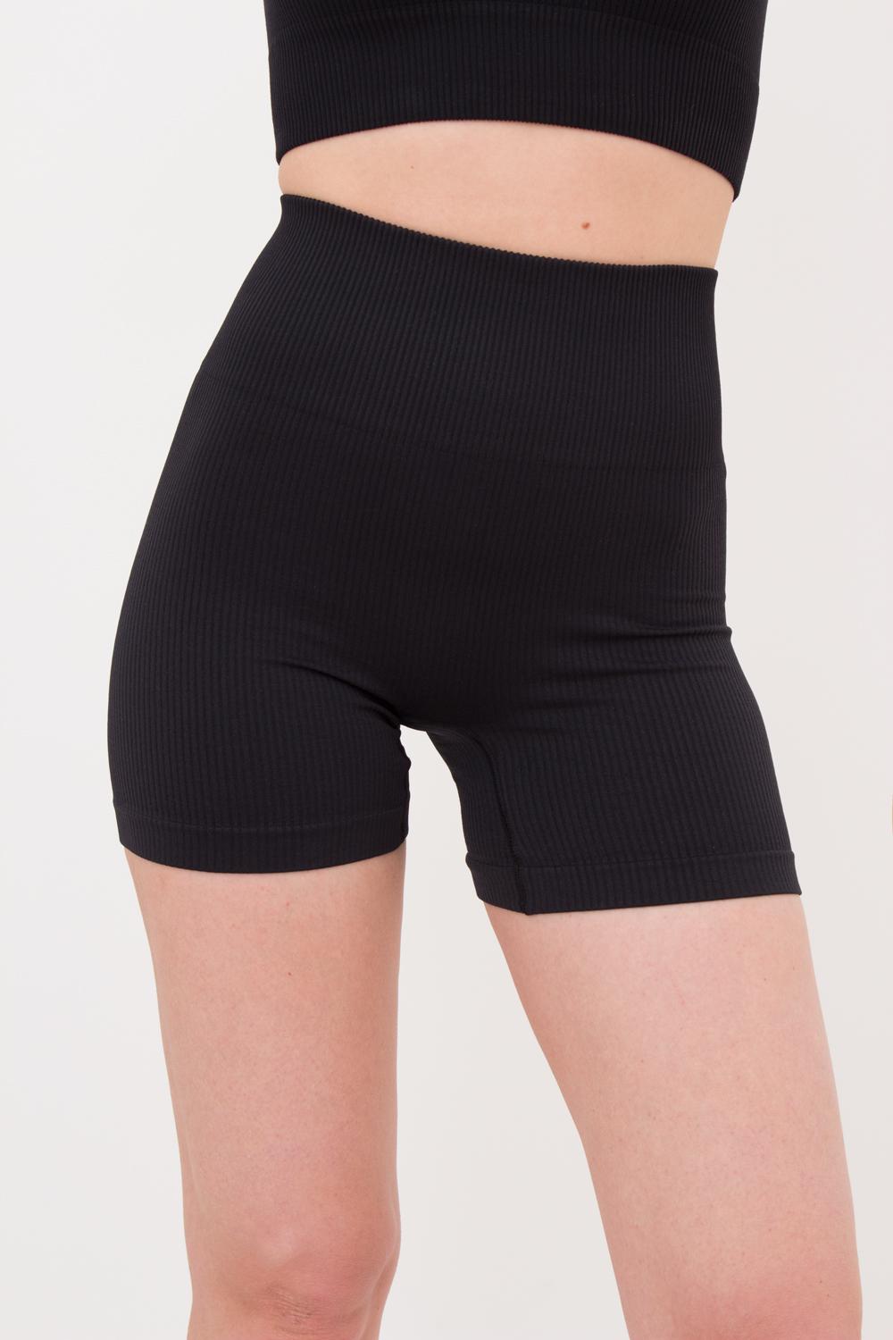 Шорты женские бесшовные Giulia SHORTS RIB SHAPE L/XL Black (27513214) Шорты женские бесшовные Giulia SHORTS RIB SHAPE L/XL Black (27513214)