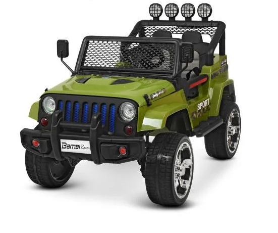 Дитячий джип M 3237EBLR-10 Зелений