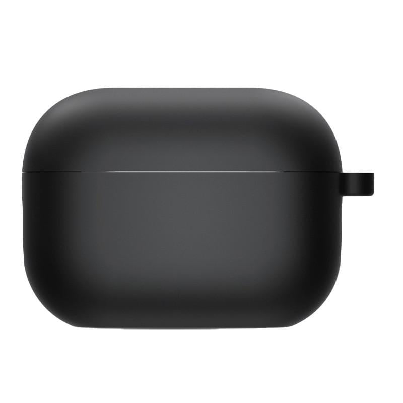 Футляр силіконовий Epik для навушників Airpods 4 з мікрофіброю Чорний /Black (00000075783_41)