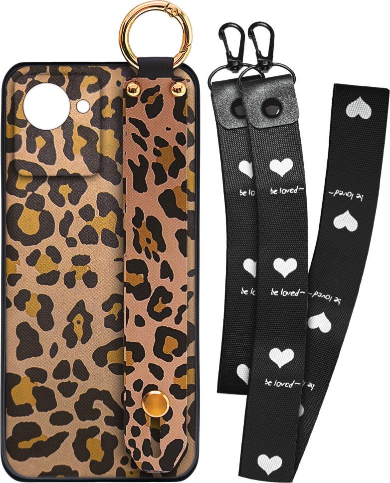 Чехол SHLab Realme C30s Leopard + два ремешка с карабином (31927)