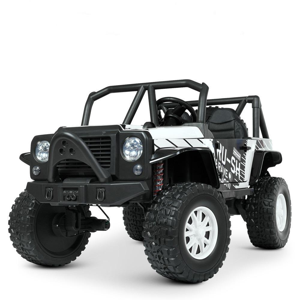 Электромобиль Bambi Джип со светом и музыкой Белый (M 4878EBLR-1/24V) Электромобиль Bambi Джип со светом и музыкой Белый (M 4878EBLR-1/24V)