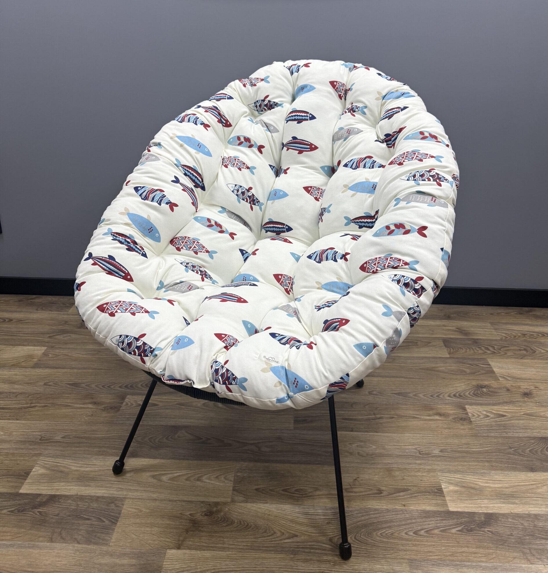 Подушка в лаунж кресло Comfort Home Small fish панама 95х100 см