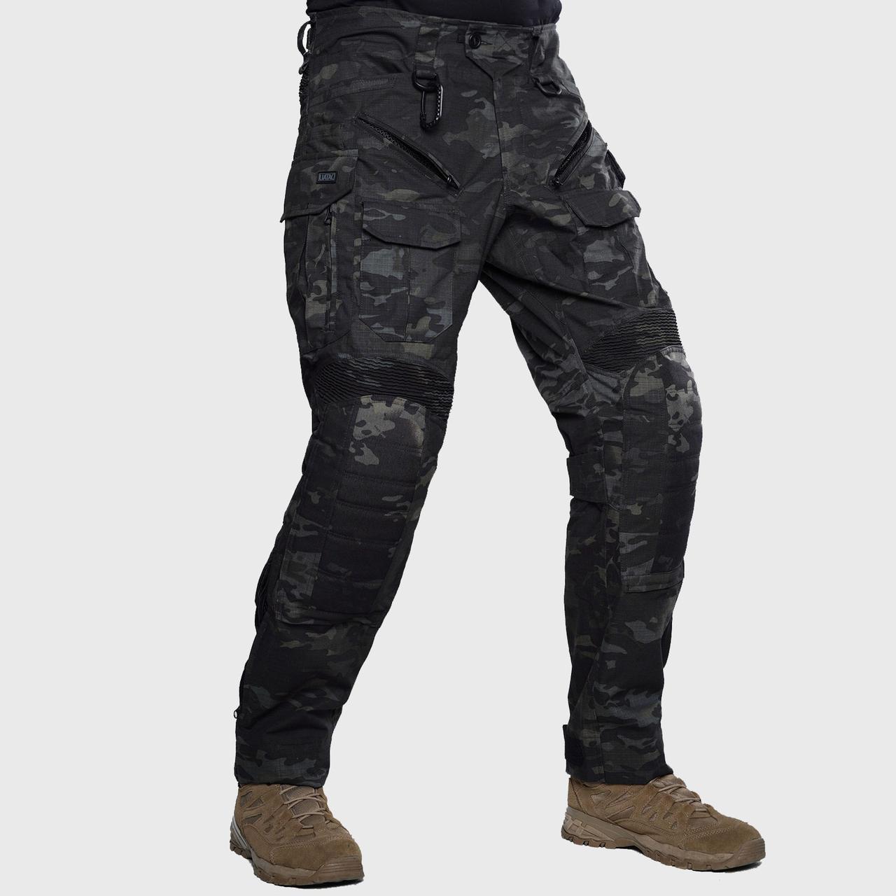 Брюки штурмовые UATAC Gen 5.6 с наколенниками M Multicam Black (2751761505)