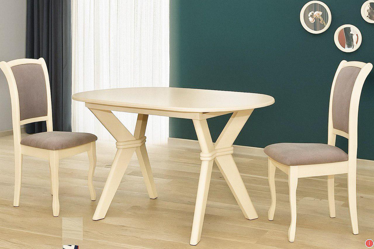 Обеденный стол Микс Мебель Брайтон 1290х340х810 мм Бежевый (А0046540)