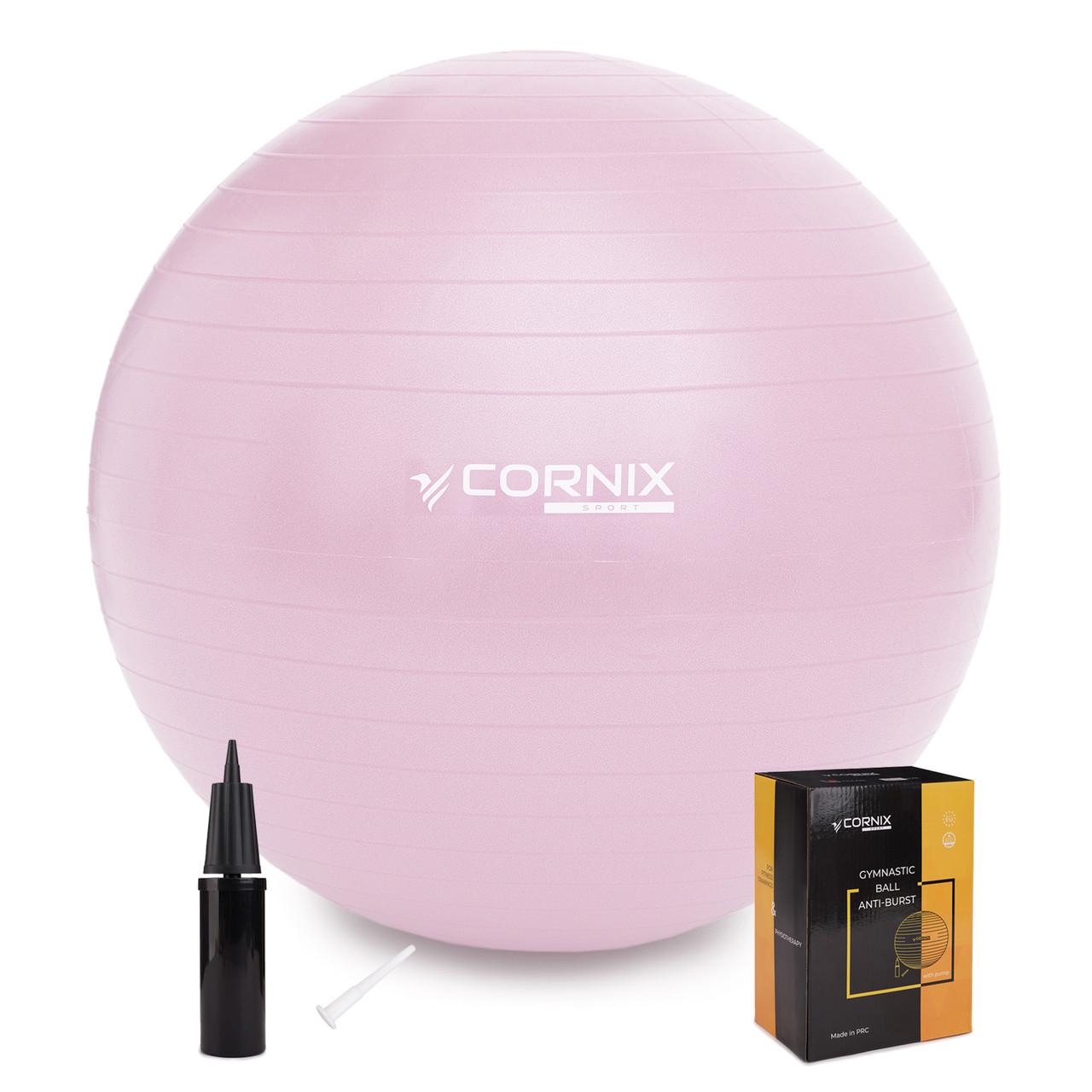 М'яч для фітнесу Cornix Anti-Burst 65 см XR-0364 Light Pink (2514760353) - фото 9 М'яч для фітнесу Cornix Anti-Burst 65 см XR-0364 Light Pink (2514760353) - фото 9