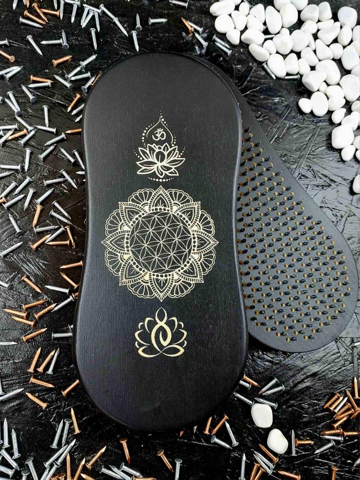 Дошки Садху для початківців крок 10 мм з чохлом Чорний (26965553)