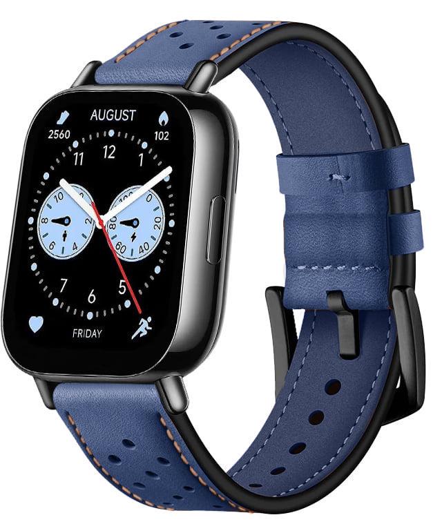 Ремешок кожаный Classico для Redmi Watch 5 Lite/5 Active Blue (40144-28)