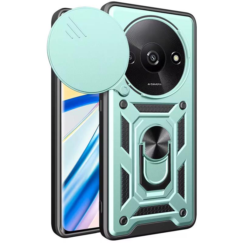 Протиударний ударостійкий чохол Camshield Serge Ring для Xiaomi Redmi A3 Зелений
