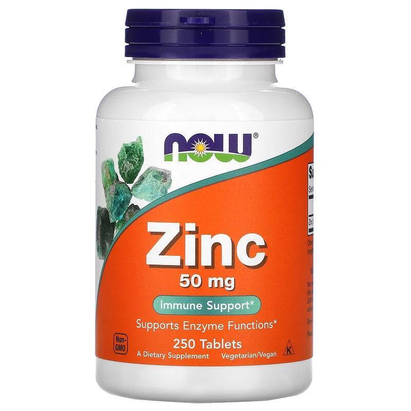 Цинк глюконат Now Foods Zinc для поддержки иммунитета 250 таблеток 50 мг (1276446925) - фото 1 Цинк глюконат Now Foods Zinc для поддержки иммунитета 250 таблеток 50 мг (1276446925) - фото 1