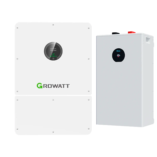 Комплект автономного энергообеспечения Growatt WIT 8K-HU 8kW и Deye SE-F16-C 16kWh White (34618494)