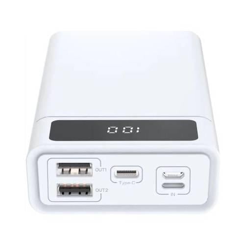 Портативний зарядний пристрій Blow 40000 mAh 20W White (PB40AW)