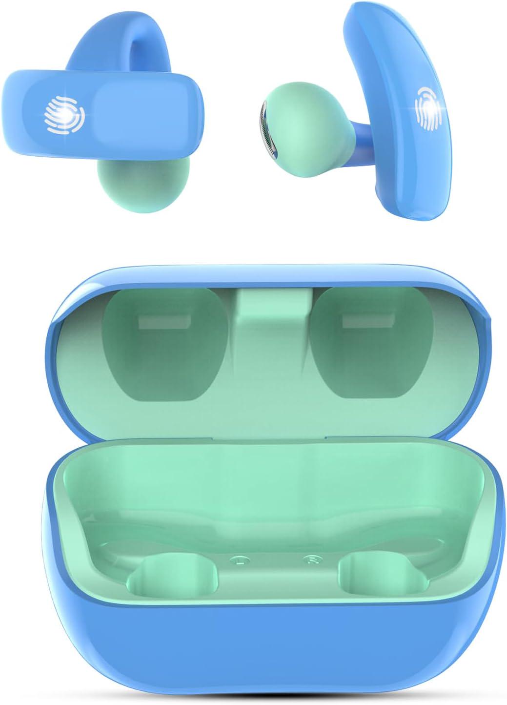 Наушники беспроводные для детей BANIGIPA Open-Ear Bluetooth 5.4 сенсорное управление IPX4 Синий (12/1123)
