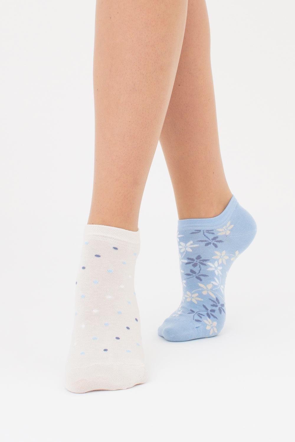 Набір жіночих шкарпеток Giulia WS1 FASHION SET 2407 2 пари р. 36/40 Blue (27068261)