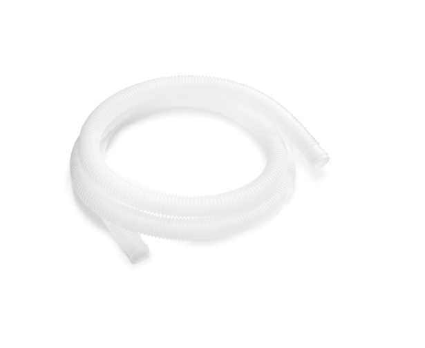 Шланг гофрований з міцних полімерних матеріалів та посилений ПВХ-спіраллю 3 м Білий (132-9-10399)