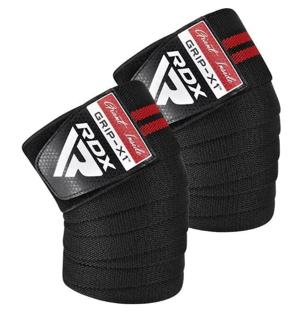 Бинты на колени RDX GYM KNEE WRAP R11 Black/Red (WAH-KR11BR)