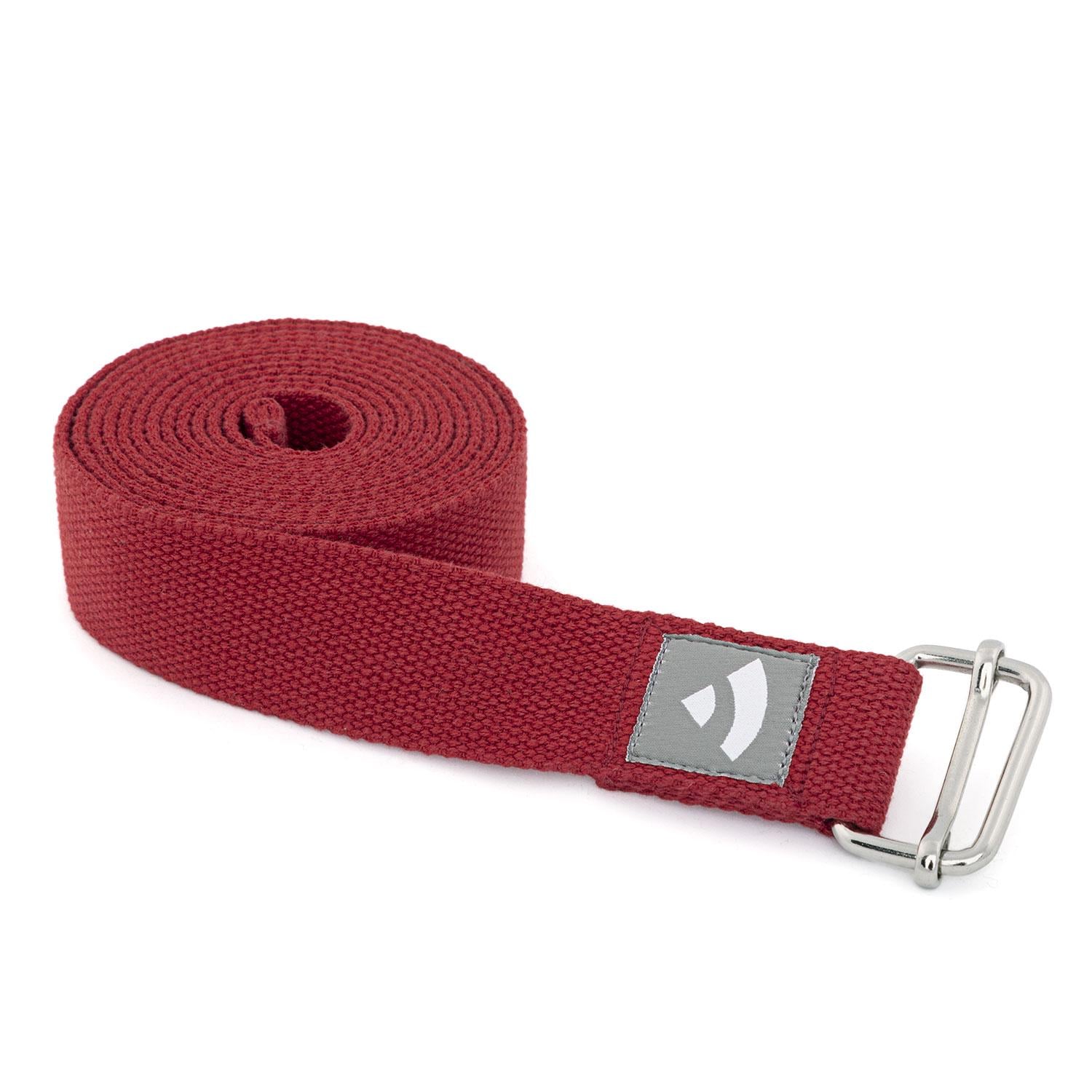 Ремень для йоги Bodhi Asana Belt 250х3,8 см Бордовый (2412)