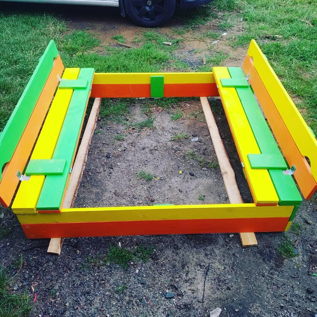 Песочница-трансформер с крышкой 1х1 м (27358128) - фото 6 Песочница-трансформер с крышкой 1х1 м (27358128) - фото 6