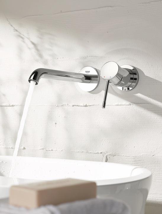 ᐉ Внешняя часть смесителя Grohe Essence 29192001 настенный однорычажный ...