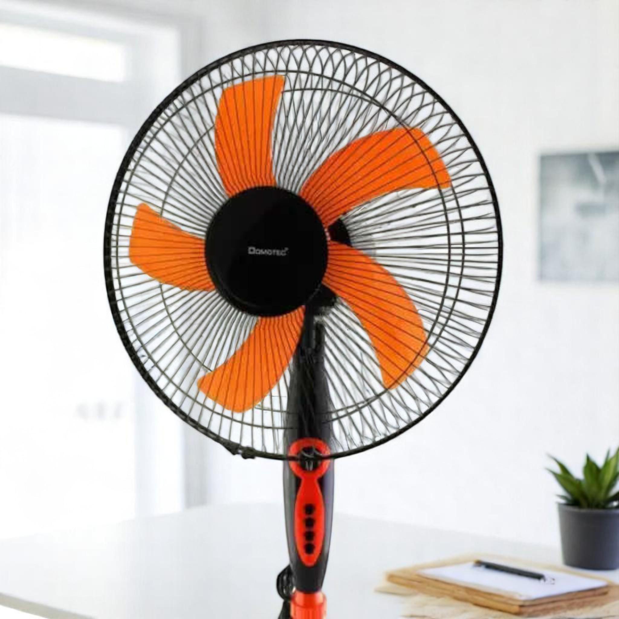 Вентилятор підлоговий Domotec MS-1620 40 Вт 3 швидкості Black/Orange (V_MS1620Black/Orange ) - фото 7 Вентилятор підлоговий Domotec MS-1620 40 Вт 3 швидкості Black/Orange (V_MS1620Black/Orange ) - фото 7