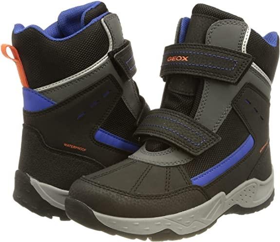 Ботинки зимние Geox Sentiero р. EUR 33 Black/Royal (7425807)