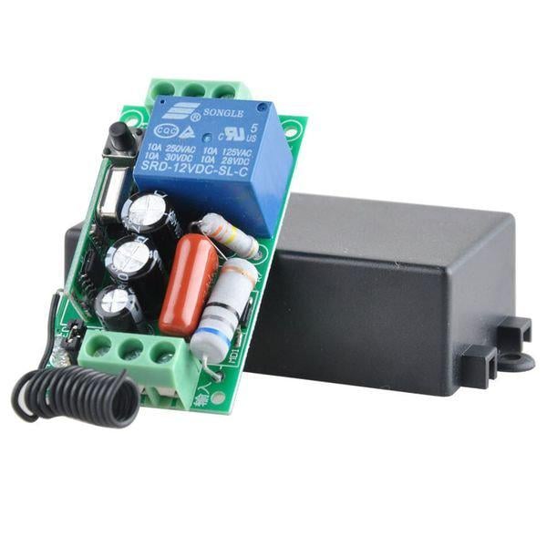 Выключатель мини реле 10А с пультом с обучающей кнопкой 220В - фото 2 Выключатель мини реле 10А с пультом с обучающей кнопкой 220В - фото 2