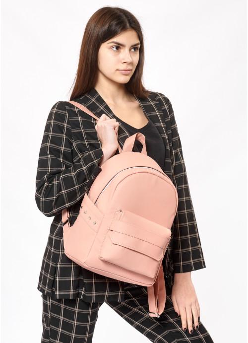 Городской рюкзак женский Sambag Пудровый (7040251235)
