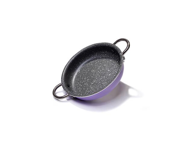 Сковорода глубокая Fissman Mini Chef 16х4 см алюминиевая с каменным антипригарным покрытием (4236.2)