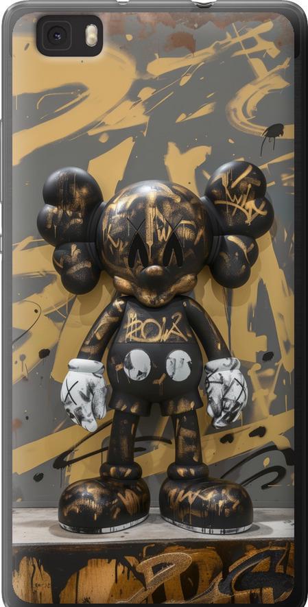 Чехол на Huawei Ascend P8 Lite Bronze kaws (6097u-126-42517)