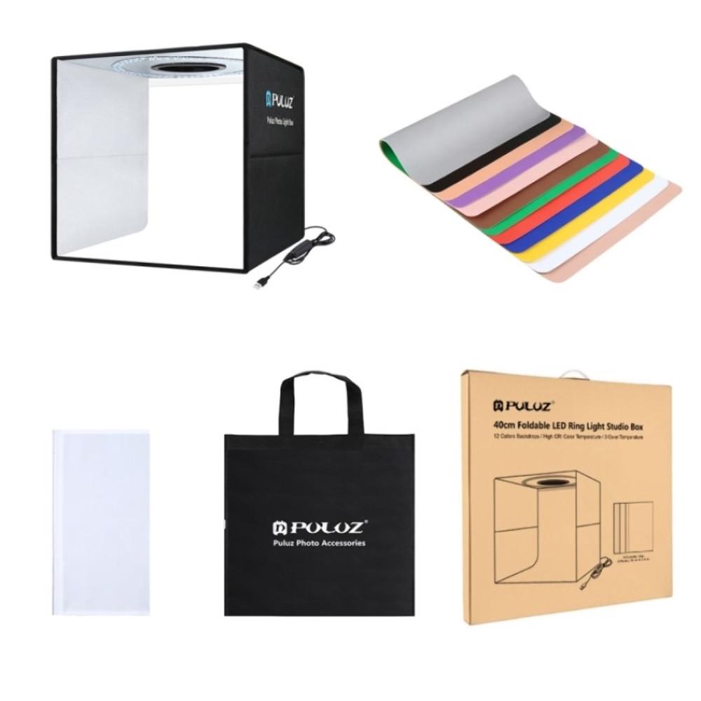 Лайткуб Puluz PU5041B LED 40х40х40 см Black - фото 5 Лайткуб Puluz PU5041B LED 40х40х40 см Black - фото 5