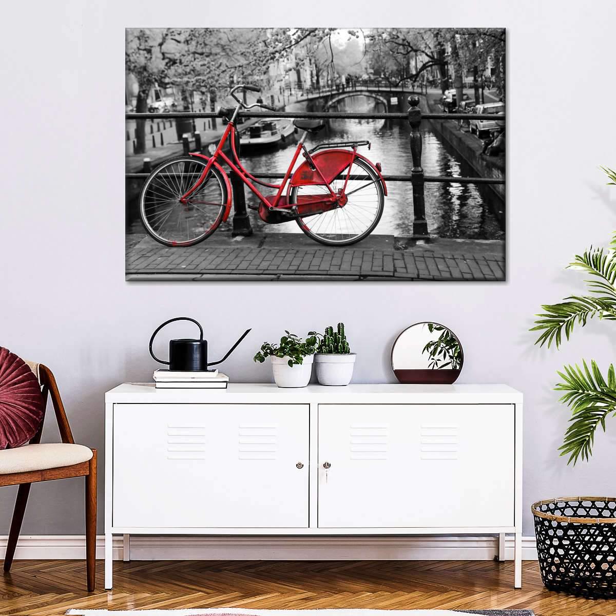 Картина KIL Art Красный велосипед 81x54 см (15)