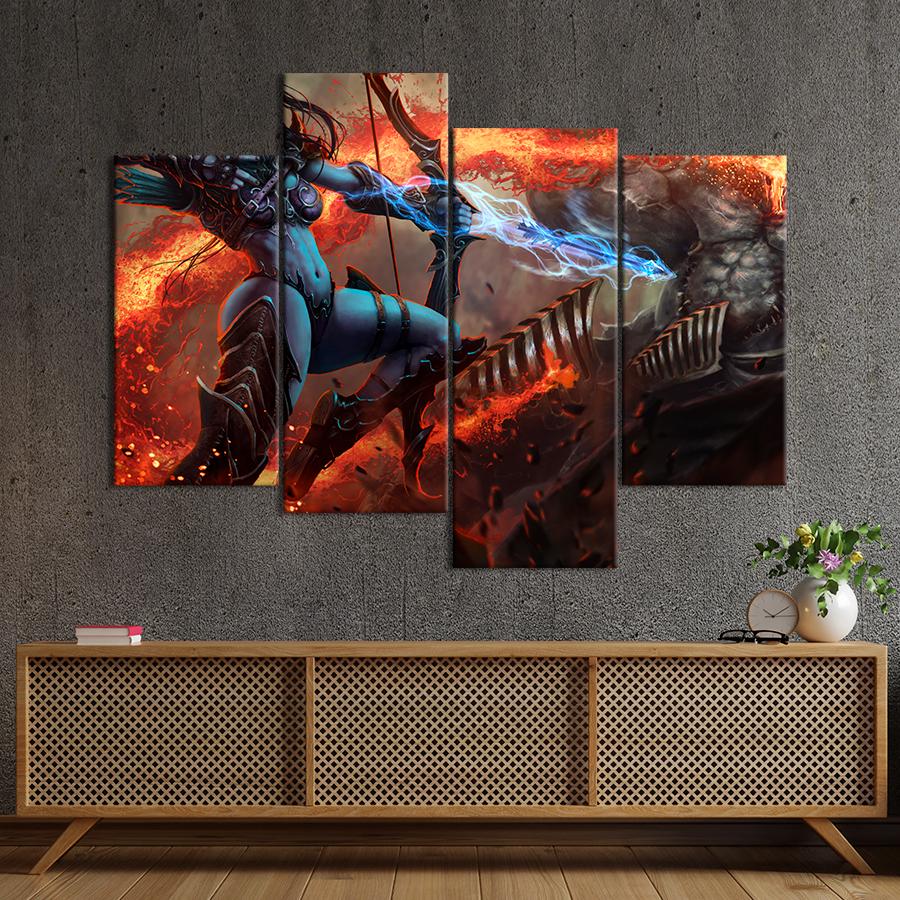 Настенний декор Компьютерная игра Heroes of the Storm 129x90 см (A149-4)