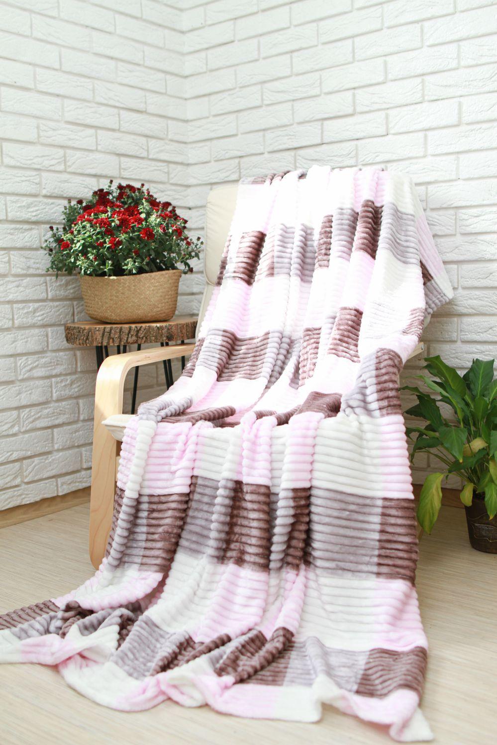 Плед Collection world Кольорова клітинка 200х220 см 100% поліестер 9984854 Рожевий (DR014118) - фото 1 Плед Collection world Кольорова клітинка 200х220 см 100% поліестер 9984854 Рожевий (DR014118) - фото 1