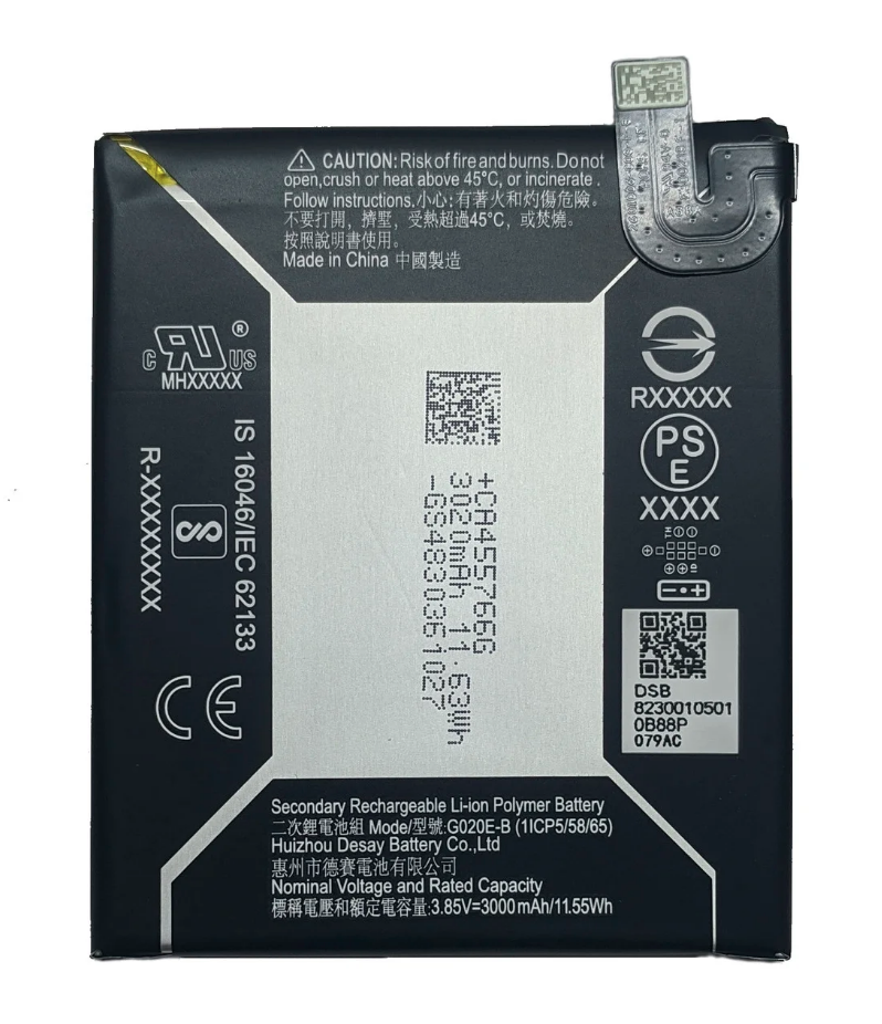 Аккумулятор для Google Pixel 3A 3000 mAh (G020E-B)
